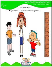 Uzun Kısa Kavramı Çalışma Sayfalarıme çalışmaları